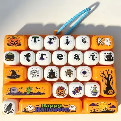 26-Tasten Stressabbau-Mini-Tastatur als Schlüsselanhänger