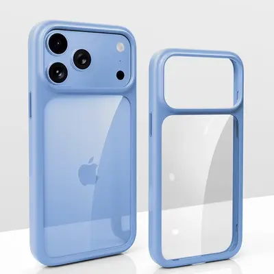 iPhone 18 Pro Max için AI tuşlu şeffaf manyetik telefon kılıfı - 8