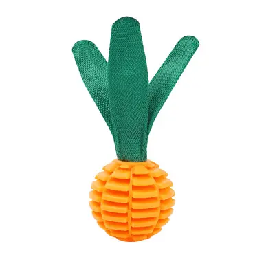 Dog Toy, Indestructible TPU Chew Ball with Squeaker and Treat Dispensing - 12