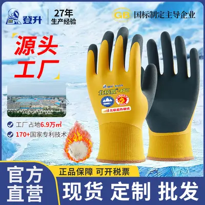 Dengsheng Arctic Fox 309 Winter Fleece-Lined Gloves, Waterproof