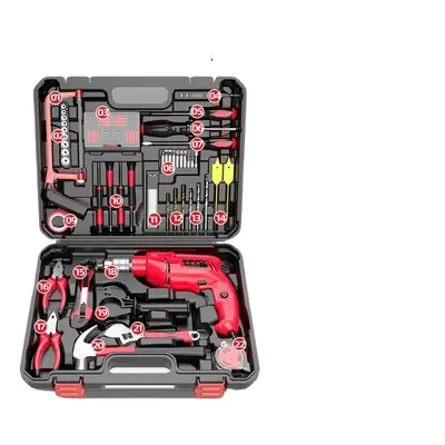 Cordless electric drill household tool set, multifunctional - 5