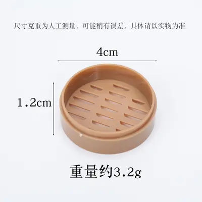 Simulated Steamer Basket Model Toy, Plastic DIY Clay Food Photography Prop - 11