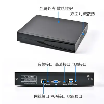 Seetong NVR Netzwerk-Videorekorder H.265 Kamera-Überwachungssystem