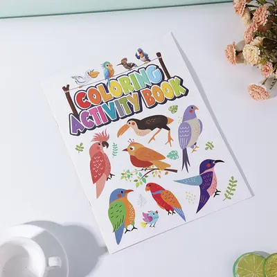 Children's Animal Coloring Book, Cartoon Activity Book with Simple Drawings - 8