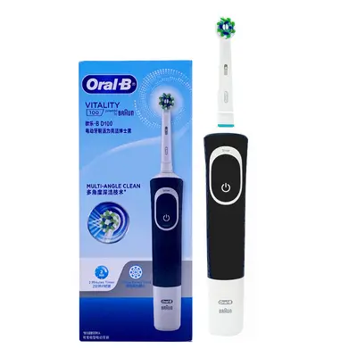 Oral-B D12 Rechargeable Electric Toothbrush, Compatible with D100 Heads - 12