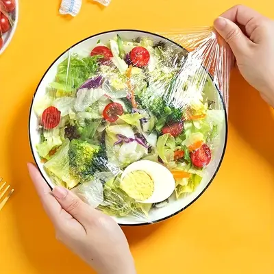 食品级一次性保鲜套加厚弹力保鲜膜套家用剩菜碗罩防尘松紧保鲜罩