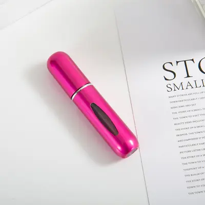 Stok Küçük Pencere 5ml Alt Şarj Parfüm Doldurma Şişesi Otomatik Pompa Spreyi Sprey Şişesi Alüminyum Basmalı Parfüm Şişesi - 8