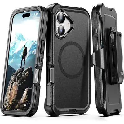 iPhone 18 Pro Max üç korumalı manyetik kılıf, nötr renkler