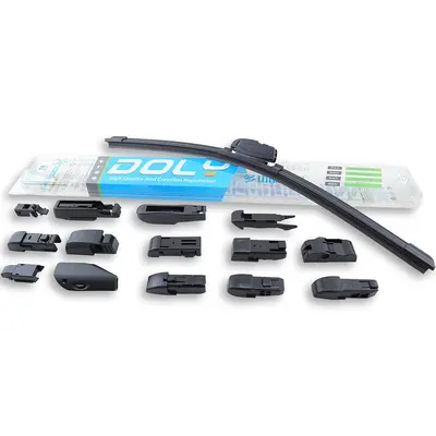 Boneless Multifunctional Interchangeable Adapter Universal Car Wiper Blade - 6