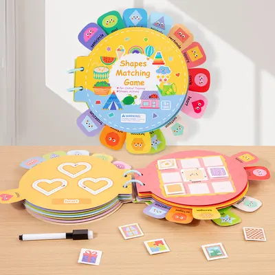 Stilles Buch mit Klettverschluss Alphabet für Kinder - 3