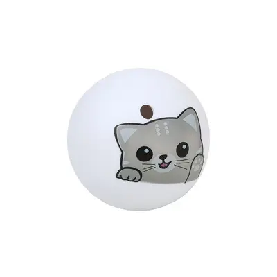 Cat Toy Ball with Catnip, Interactive Squeaky Toy, Boredom Relief - 7
