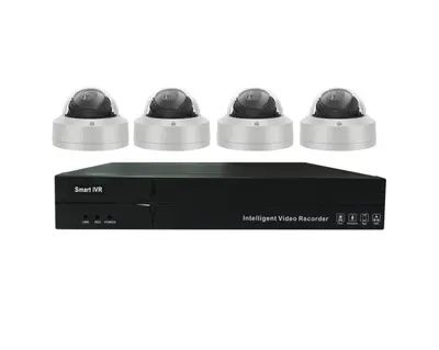 Grenzüberschreitend exklusiv 4-Kanal POE-Stromversorgung 5-Megapixel Halbkugel-Überwachungskamera Recorder-Set Infrarot-Nachtsicht intelligent - 7