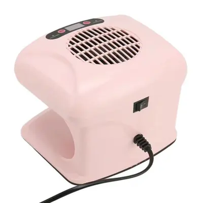 Sensor nail polish dryer with hot and cold air function