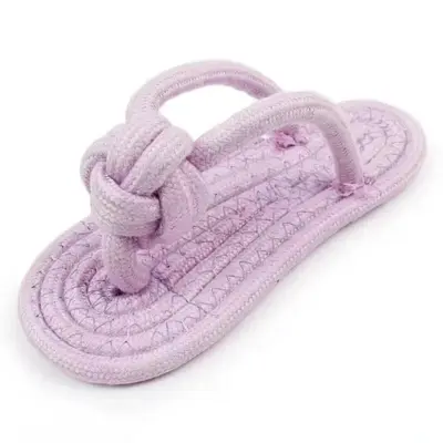 Plush Squeaky Slipper Dog Toy, Chew and Boredom Relief, Small to Large Breeds - 12