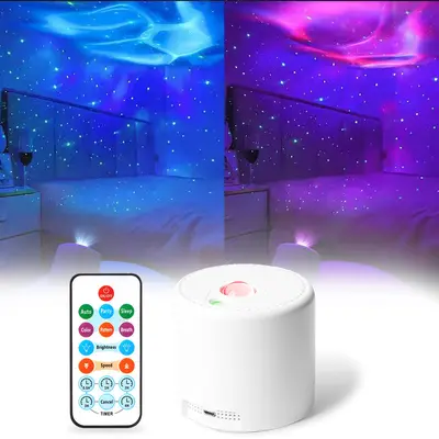 LED-Nordlicht Sternenhimmel Projektorlampe, USB-Nachtlicht