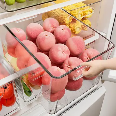 Refrigerator storage box, food-grade, rectangular - 2