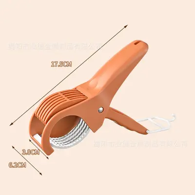Meyve dilimleyici jambon sosis muz dilimleyici muz öğle yemeği et salatalık limon dilimleme aracı bölücü. - 8