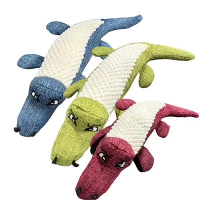 Bite-Resistant Plush Squeaky Dog Toy - 4