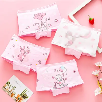 Baumwoll-Boxer-Slip für Mädchen - 11