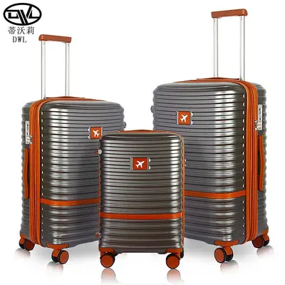 Expandable Zipper Three-Piece Luggage Set, Thickened Gradient Design - 11