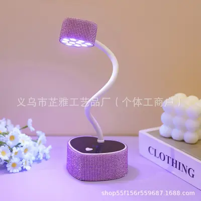 Tırnak lambası UV/LED, 30W, pembe kalp şekli, şarjlı - 4