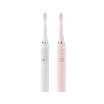 Jianpai Sonic Electric Toothbrush, Adult, Non-Rechargeable, Soft Bristles