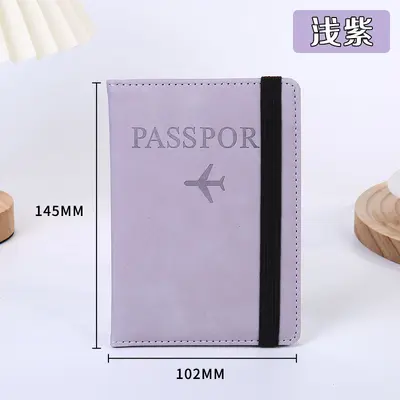 pu皮革护照包亚马逊跨境rfid多卡位多功能passport证件套护照套 - 10