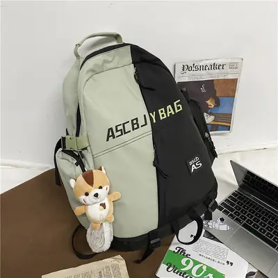 Men's Backpack 2024, Korean Style High School Bag, Large Capacity - 12