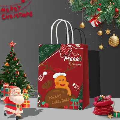 Neujahrs-Kraftpapier-Geschenktasche, Überraschungspaket - 13