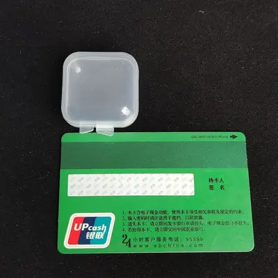 3.5 Son derece şeffaf küçük kare kutu taşınabilir kulak tıkacı kutusu PP saklama kutusu olta kutusu mini küçük kapaklı kutu küçük plastik kutu - 3
