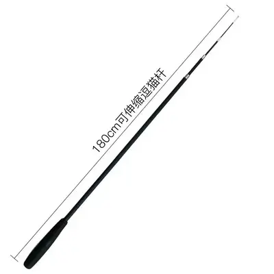 Long Retractable Cat Teaser Wand with Detachable Pole - 6