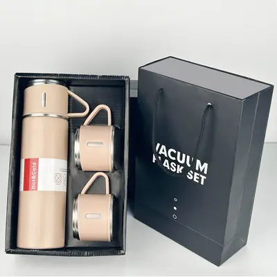 Thermobecher-Set aus Edelstahl 304 in Geschenkbox - 10