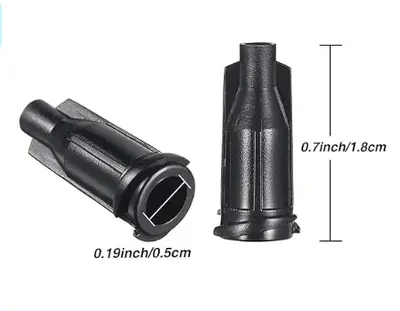 Plastic Syringe Stopper, Screw-Type Veterinary Syringe Sealing Cap - 9