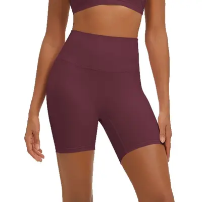 Yoga Pantolonu Üç Çeyrek Şort, İnce Dar Kesim Nefes Alabilen Spor Kıyafeti - 6