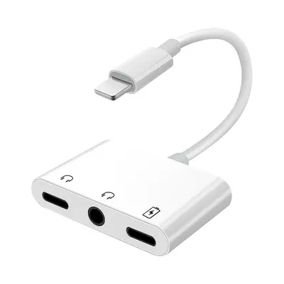 Type-C cep telefonu evrensel adaptör üçü bir arada canlı yayın kulaklık ses çift şarj, U disk adaptör kablosunu destekler - 6