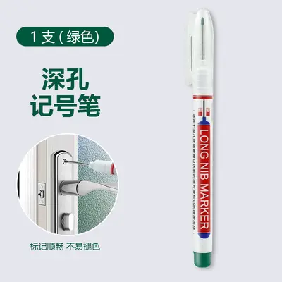 Long-Tip 20mm Marker Pen for Woodworking and Tile, Quick-Dry Oil-Based - 10