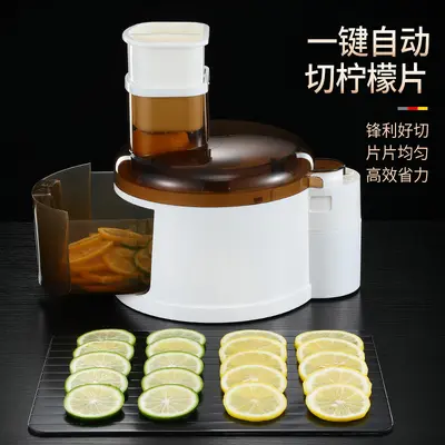 Rechargeable Electric Slicer Automatic Vegetable Cutter with Replaceable Blades for Lemon, Cucumber, Potato Slicing