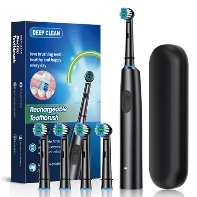 Round Head Electric Toothbrush, Sonic, Waterproof, 5 Speeds - 11