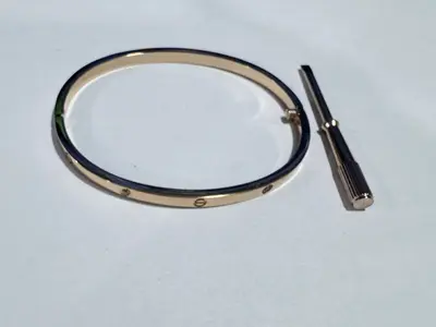 18er Roségold schmales Modell 6. Generation Kart Plus fadeless zehn Diamanten Damenarmband, schmales Modell einzeln gezacktes und einzelner Diamant doppelter Titanstahl Armband - 8