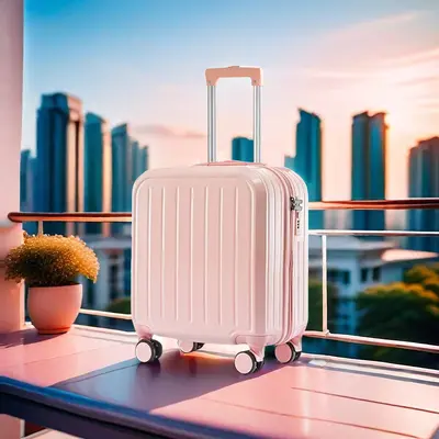 18 and 20 inch student rolling suitcase with lock - 12