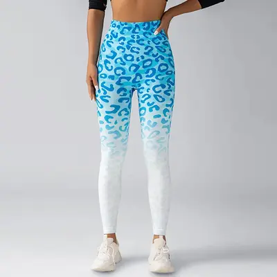 Digital Print Base Yoga Pants, Spring/Autumn New Style, Casual - 8