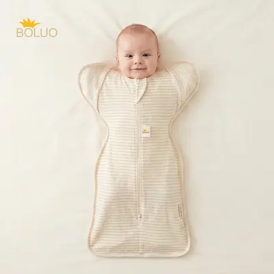 Baby-Schlafsack aus Baumwolle, 0-6 Monate