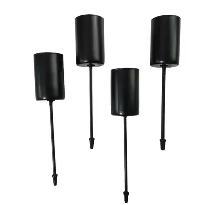 Metall-Kerzenbecher im nordischen Stil für Tischkranz, Weihnachtsdeko