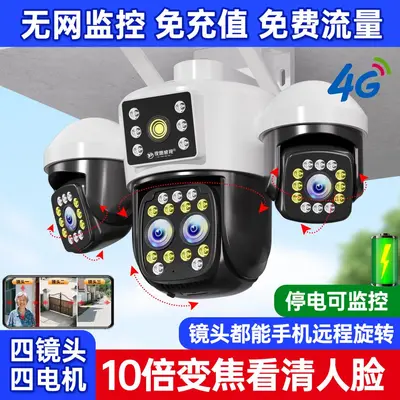 Smart camera, mobile remote monitoring, 360° night vision