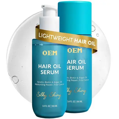 定制护发油精华液Hair Oil Essence OEM轻盈护发精油代加工贴牌 - 7