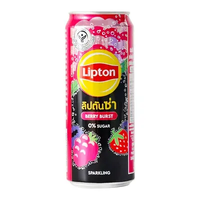 Lipton Böğürtlen Limonlu Gazlı İçecek, 330 ml Ferahlatıcı Meyveli Soda - 5