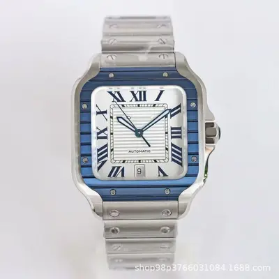 Shandus Herrenarmbanduhr Dumont römische Damenarmbanduhr mit Gummiband Stahlband modische blaue Ballon Cross-Border Großhandel Außenhandel - 12