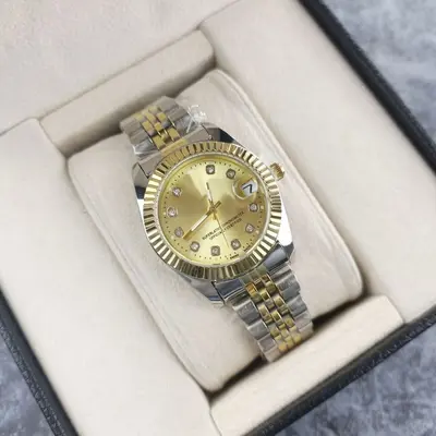 Women's steel band quartz watch, classic daily style - 10
