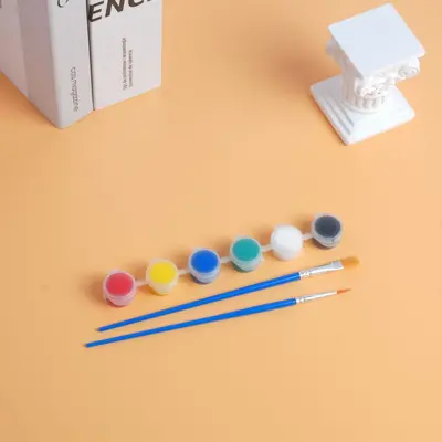 Children's Acrylic Paint 12-Color Set Art Student Graffiti Gypsum Doll Painting Eco-Friendly Washable Factory Wholesale - 11