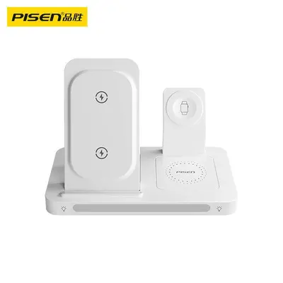 3-in-1 15W Wireless Charging Stand, Portable Desktop - 8
